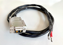 D-SUB connector with shielded cable for LED landing & taxi lights
