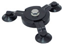 Magnetic suction tripod for work lights